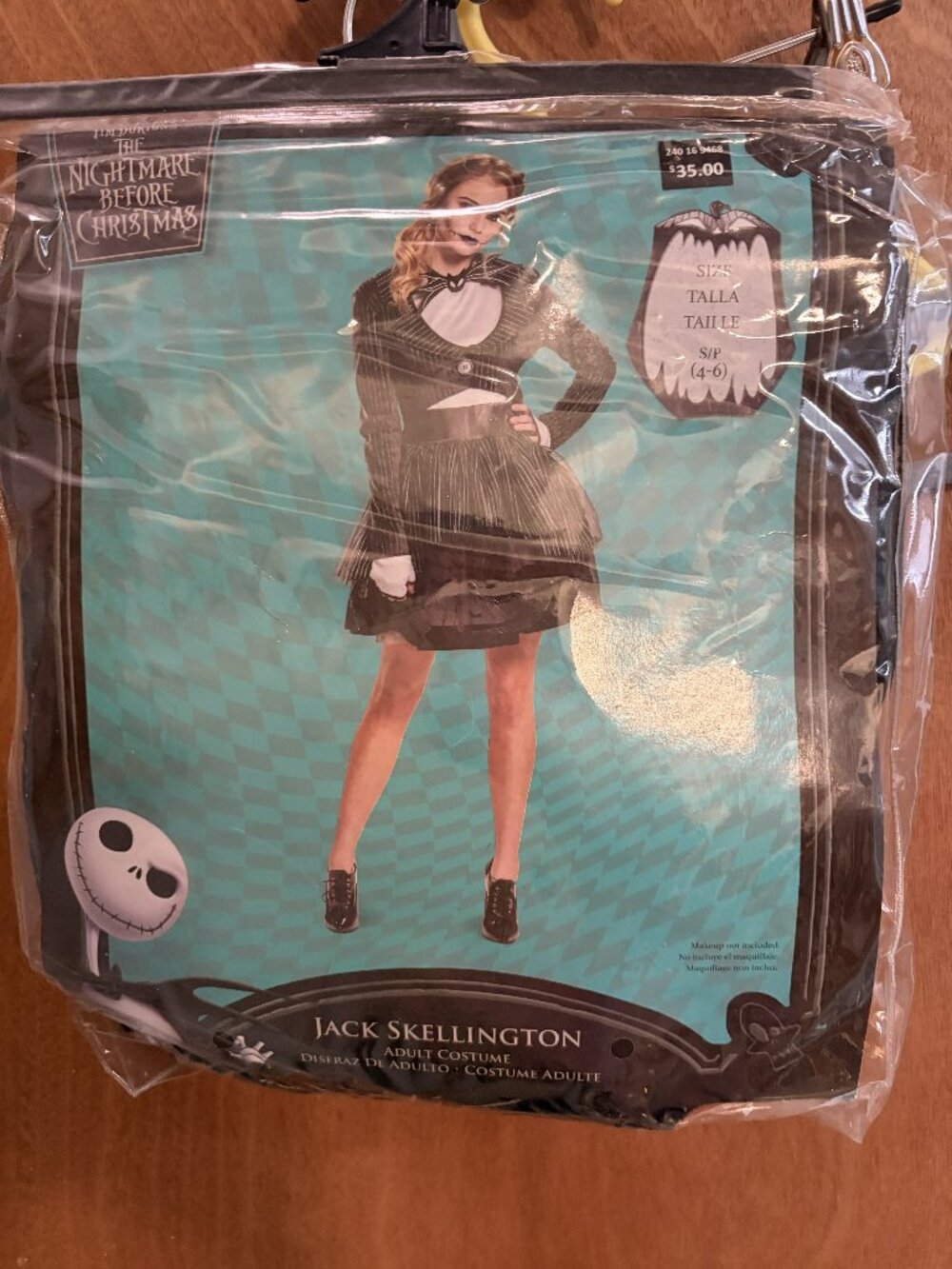 The Nightmare Before Christmas Jack Skellington Kids Costume 4 - 6